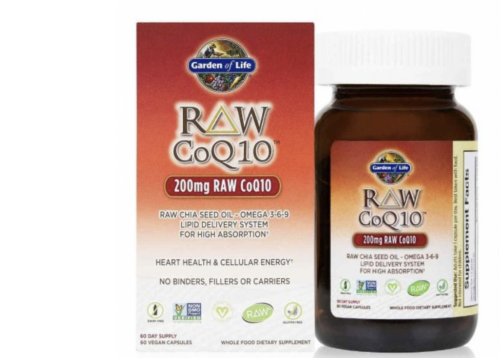 Koenzym Q10 RAW Garden of Life, 60 kapslí Renata Daubnerová